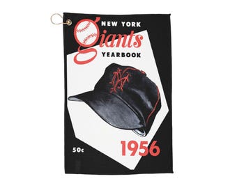 1956 Baseball New York Golf Towel | Vintage Sports Bar Towel