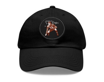 1943 Brooklyn Dodgers Football - Dad Hat with Leather Patch (Round)