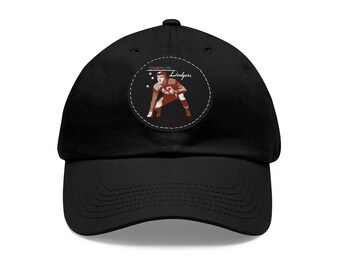 1943 Brooklyn Dodgers Football - Dad Hat with Leather Patch (Round)