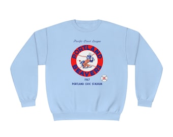 1967 Vintage Portland Beavers - Pacific Coast League Baseball - Unisex NuBlend® Crewneck Sweatshirt