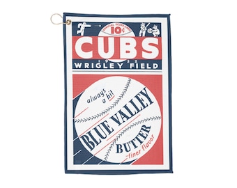 Vintage 1932 Baseball Chicago Cubs Golf Towel - Perfect for Golfers, Sports Fans, Father's Day Gifts, Sports Memorabilia, Baseball