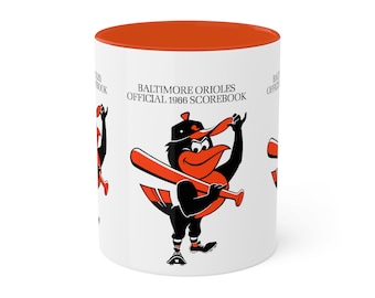 1966 Baltimore Orioles Baseball Scorecard - Colorful Mugs, 11oz