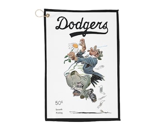 Vintage 1951 Baseball Brooklyn Dodgers Golf Towel, Sports Fan Gift, 1951 Classic Baseball Team, Retro Golf Accessories, Golfing Gear, Golfer