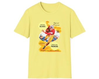 Vintage 1959 Football Bears-Packers Unisex T-Shirt, Retro Sports Tee, Classic Gridiron Shirt, Football Fan Gift, Football Game Day Apparel