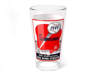 1949 Rochester Red Wings Baseball Mixing Glass | 16oz