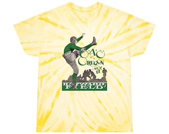 1927 Vintage Oregon State Beavers- University of Oregon Ducks Football Program Cover - Tie-Dye Tee, Cyclone