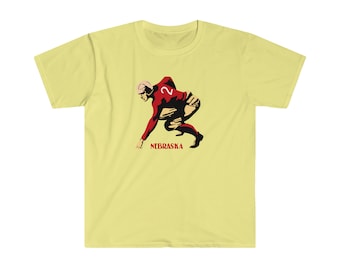 1925 Vintage Nebraska Football - Softstyle T-Shirt