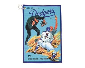 1967 Baseball Los Angeles Golf Towel | Vintage Baseball