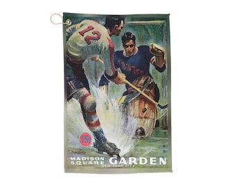 1940-1941 New York Americans Hockey Golf Towel | Vintage Sports, Retro Sports