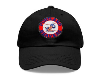 1967 Vintage Portland Beavers - Pacific Coast League Baseball - Dad Hat with Leather Patch (Round)