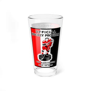 Mixing Glass, Ottawa Senators Hockey Vintage 1932-1933, Barware, Drinkware, Hockey Gift, Hockey Fan Gift
