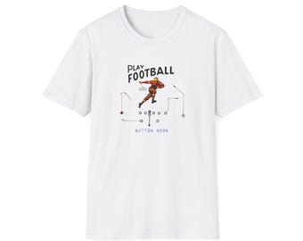 Play Football - Call Your Own Play - Button Hook - Softstyle T-Shirt