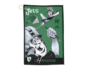 1964 Jets vs Chargers Football Towel | Vintage Towel