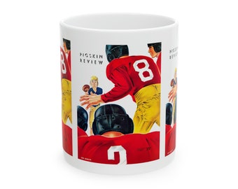 1948 Vintage University of Washington Huskies - University of Southern California Trojans Football Program Cover - Ceramic Mug, 11oz