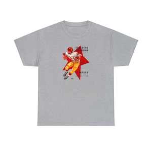 1958 Vintage USC Trojans - Stanford Football Program Cover - Heavy T-Shirt