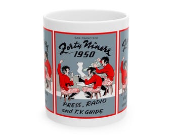 1950s San Francisco Football Mug | Retro Vintage Team Coffee Cup 11oz and 15oz