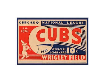 1933 Chicago Baseball - Outdoor Rug