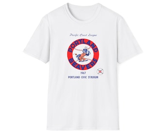 1967 Vintage Portland Beavers T-Shirt, Pacific Coast League Baseball Soft Tee, Retro Sports Fan Gift, Unisex Baseball Tee, Vintage Baseball