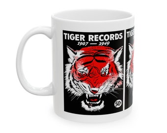 1949 Vintage Detroit Tigers Baseball Records Cover - Ceramic Mug, 11oz