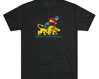 1950 Detroit Lions Football - Unisex Tri-Blend Crew Tee