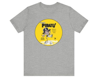 Vintage 1960 Baseball World Series Pittsburgh Pirates T-Shirt, Baseball Fan Gift, Sports Tee, Retro Baseball Shirt, Baseball Memorabilia