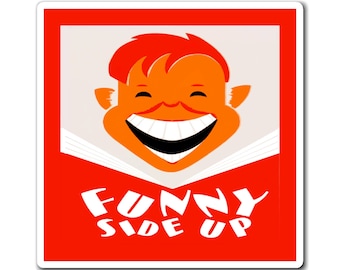 Vintage WPA Poster - Funny Side Up - Magnets