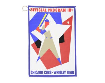 1957 Baseball Cubs Golf Towel | Vintage Chicago,  Retro Sports Towel