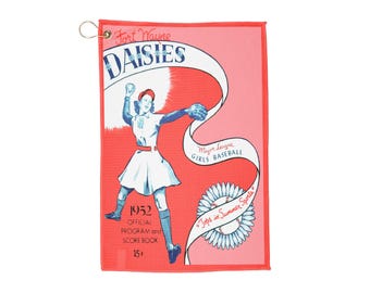 1952 Fort Wayne Daisies Baseball Golf Towel