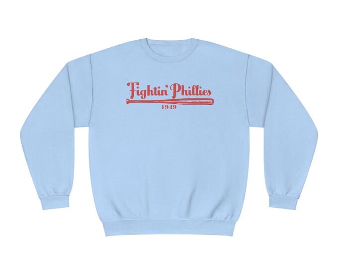 Featured listing image: 1949 Philadelphia Baseball Fighting Phillies - NuBlend® Crewneck Sweatshirt