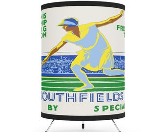 1928 Tennis Women's Wimbledon-Tripod Lamp