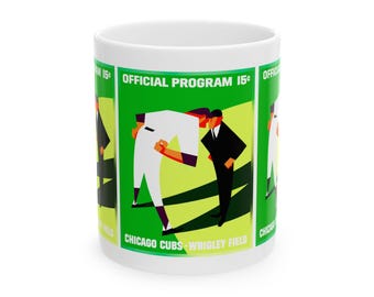 Vintage 1966 Baseball Chicago Cubs Ceramic Mug, Sports Fan Gift, Baseball Lover Cup, Baseball Memorabilia, Chicago Cubs Collectible Mug