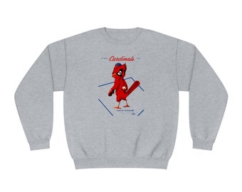 1956 Vintage Cardinals Baseball - Unisex NuBlend® Crewneck Sweatshirt