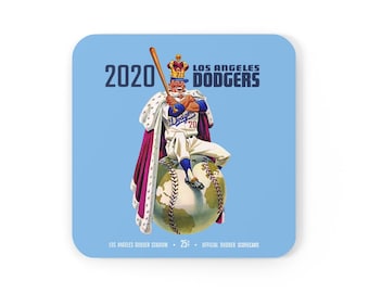 2020 Los Angeles World Series Champions - Corkwood Coaster Set