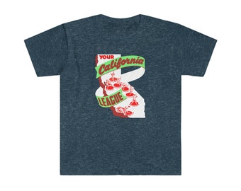 1949 California League - Baseball -  Softstyle T-Shirt