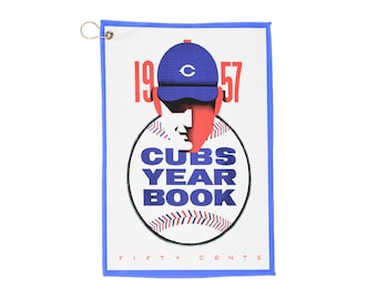 1957 Baseball Cubs Golf Towel | Vintage Cubs