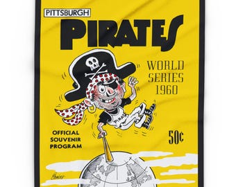 Fleece Blanket, Pittsburgh Pirates Baseball World Series 1960, Sports Gift, Home Decor, Cozy Throw, Winter Blanket
