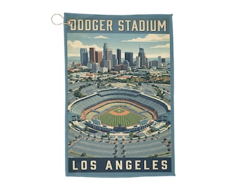 WPA Style Los Angeles Heaven on Earth Golf Towel