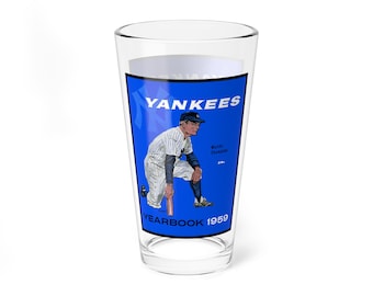 1959 Baseball New York Mixing Glass, 16oz
