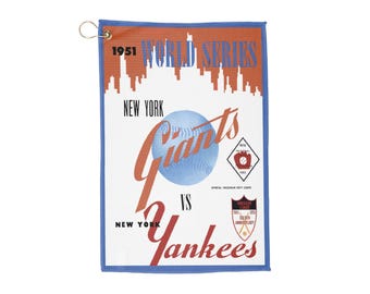 1951 Baseball World Series New York Golf Towel | Vintage Sports Memorabilia