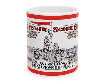 Ceramic Mug, 1907 Baseball World Series - Cubs World Champions, Baseball Fan Gift, Sports Memorabilia, Coffee Cup, Tea Mug, Gift for Him,