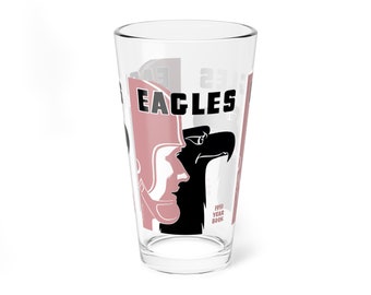 1951 Vintage Philadelphia Eagles Football Yearbook Cover  -  Pint Glass, 16oz