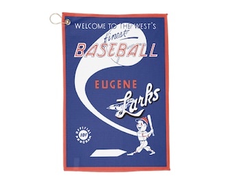1950 Baseball Eugene Larks Golf Towel | Vintage Baseball, Retro Sports