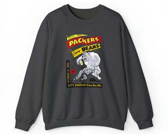 1955 Vintage Bears - Packers Football - Heavy Blend Crewneck Sweatshirt