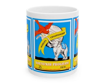 1931 Baseball World Series Cardinals Athletics Ceramic Mug, Vintage Sports Fan Gift, Baseball History Collectible Cup, 11oz or 15oz