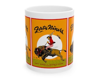 1946 Football Buffalo Bisons San Francisco 49ers Mug | Vintage Football 11 oz and 15 oz