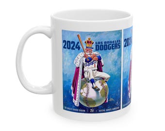 Ceramic Mug, 2024 Baseball World Series - World Champions, Sports Fan Gift, Coffee Cup, Baseball Tournament Winner, Gift for Champion,