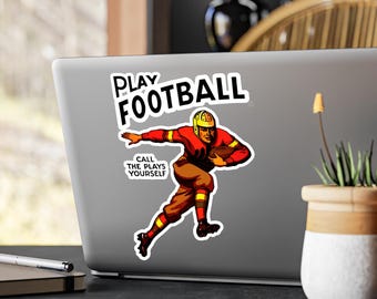 Football Play Call Kiss-Cut Vinyl Decals - Customize Your Game Plans, Sports Decals, Team Decals, Football Accessories, Football Coach Gifts
