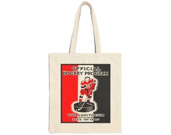 1933-1934 Hockey Ottawa Senators Tote Bag | Vintage Hockey, Retro Sports Canvas