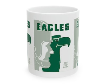 1951 Vintage Philadelphia Eagles Football Yearbook Cover - Ceramic Mug, 11oz