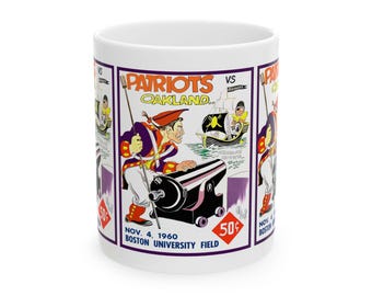 1960 Football Boston-Oakland Mug 11oz or 15oz